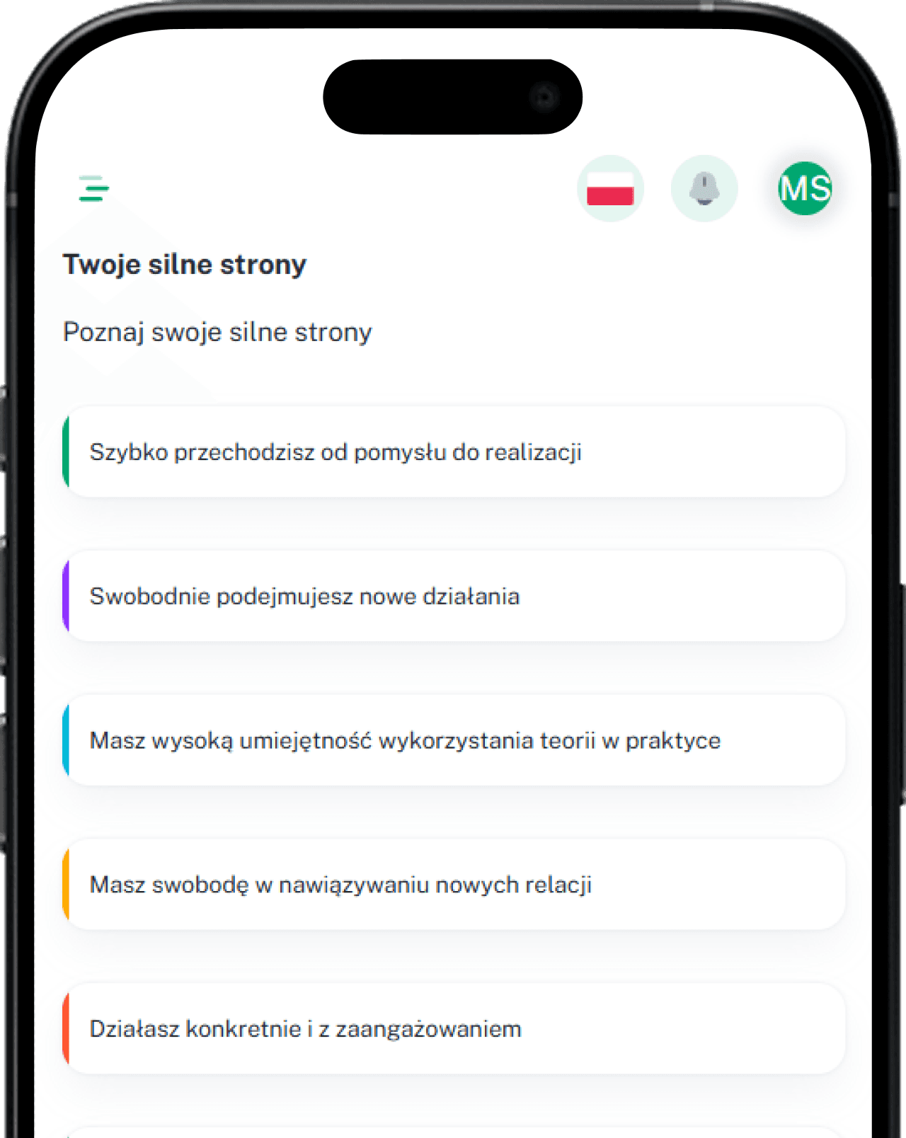 Podgląd wyników testu